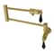 Kingston Brass KS4107PKL Wall Mount Pot Filler, Brushed Brass KS4107PKL - alternate 1